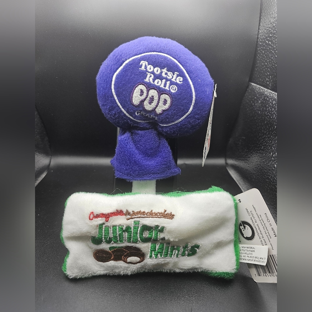 Tootsie Roll Pop Grape Plush bean bag 6" Sweet Fun Candy Branded Plush 2017 NWT